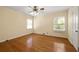 Hardwood floor bedroom with neutral walls and ample natural light at 2490 Cascade Sw Rd, Atlanta, GA 30311