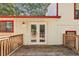 Wooden deck with access to backyard at 5035 Fairforest Dr, Stone Mountain, GA 30088