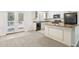 Kitchen with an island and French doors leading to a deck at 5035 Fairforest Dr, Stone Mountain, GA 30088
