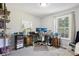 Home office with a desk and window at 9695 Broad Leaf Ct, Villa Rica, GA 30180