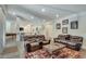 Basement game room with leather couches and wet bar at 187 Fontaine Sw Rd, Mableton, GA 30126