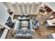 Open concept great room with hardwood floors, fireplace, and comfortable seating at 187 Fontaine Sw Rd, Mableton, GA 30126