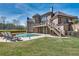 Large backyard with pool and patio area at 187 Fontaine Sw Rd, Mableton, GA 30126