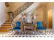 Grand entry with curved staircase and ornate details at 2288 Peachtree Nw Rd # 6, Atlanta, GA 30305