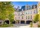 Luxury townhome with ornate entryway and garage at 2288 Peachtree Nw Rd # 6, Atlanta, GA 30305