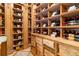 Custom wine cellar with extensive shelving and wine storage at 2288 Peachtree Nw Rd # 6, Atlanta, GA 30305