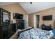 Well-lit bedroom with large TV, walk-in closet and en-suite bathroom at 304 Ridge Hill Cir, Canton, GA 30115