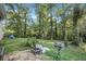 House backyard with fire pit and grill at 2210 Rhinehill Se Rd, Atlanta, GA 30315