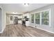 Modern kitchen with stainless steel appliances and vinyl flooring at 2434 Miriam Ln, Decatur, GA 30032