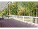 Deck overlooking a wooded backyard at 504 Milligan Dr, Stone Mountain, GA 30083