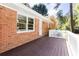 Spacious deck with wooded views at 504 Milligan Dr, Stone Mountain, GA 30083