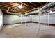 Unfinished basement with high ceilings at 504 Milligan Dr, Stone Mountain, GA 30083