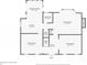 First floor layout featuring kitchen, living room, dining room, and breakfast nook at 2459 Jacks View Ct, Snellville, GA 30078