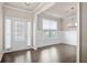 Formal dining room with hardwood floors and wainscoting at 470 Paces Dr, Lithia Springs, GA 30122