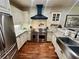 Modern kitchen with stainless steel appliances and granite countertops at 1346 Harmony Grove Church Rd, Acworth, GA 30101