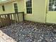 Deck covered with autumn leaves at 6883 Lakeshore Dr, Douglasville, GA 30135