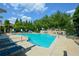 Inviting community pool area with ample lounge chairs at 661 Lockton Pl, Sandy Springs, GA 30342