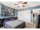 Spacious bedroom with large closet and city view wall art at 385 Ralph Mcgill Ne Blvd # D, Atlanta, GA 30312