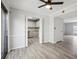 Dining area with kitchen access and sliding glass doors to the patio at 5560 Kingsport Dr # 27, Atlanta, GA 30342