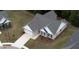 Aerial view highlighting home's design and landscaping at 960 Park Place St, Social Circle, GA 30025