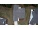 Aerial view showing home's layout and private backyard at 960 Park Place St, Social Circle, GA 30025