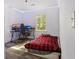 Bedroom with gaming setup and a bed at 4012 Union Church Sw Rd, Stockbridge, GA 30281