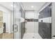 Modern bathroom with a large walk-in shower and stylish tile at 4012 Union Church Sw Rd, Stockbridge, GA 30281
