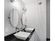 Bathroom with double vanity and contemporary sinks at 4012 Union Church Sw Rd, Stockbridge, GA 30281