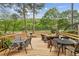 Deck overlooking a tranquil river, great for outdoor entertaining at 1053 Riverbend Club Se Dr, Atlanta, GA 30339