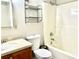 Bathroom with tub, toilet and vanity at 32 Peachtree Nw St # 1006, Atlanta, GA 30303