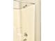 Clean shower with a curved shower rod and a single shower head at 32 Peachtree Nw St # 1006, Atlanta, GA 30303
