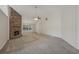 Spacious living room features a stone fireplace and high ceilings at 4011 Lafayette Way, Loganville, GA 30052