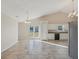 Kitchen and dining area with tile floors and French doors at 4011 Lafayette Way, Loganville, GA 30052