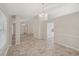 Dining area with tile flooring and a view to the kitchen at 4011 Lafayette Way, Loganville, GA 30052