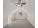 Bright bonus room with ceiling fan and carpet at 4011 Lafayette Way, Loganville, GA 30052