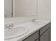 Double vanity bathroom with marble countertop at 619 Whitman (2200) Ln, Stockbridge, GA 30281