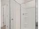 Clean shower with glass enclosure and built-in shelving at 619 Whitman (2200) Ln, Stockbridge, GA 30281