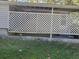 Covered patio with decorative lattice providing privacy at 3102 Mckenzie Rd, Atlanta, GA 30344