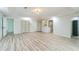 Spacious basement with light wood flooring and built-in shelving at 3939 Perry Pass, Lithonia, GA 30038
