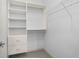 Well-designed closet with shelves and hanging space at 2865 Payton Oaks Ne Dr, Atlanta, GA 30345