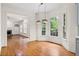 Breakfast nook with hardwood floors and bay window at 2865 Payton Oaks Ne Dr, Atlanta, GA 30345