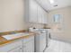 Laundry room with washer, dryer, sink and cabinets at 2865 Payton Oaks Ne Dr, Atlanta, GA 30345