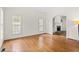 Living room with hardwood floors and fireplace at 2865 Payton Oaks Ne Dr, Atlanta, GA 30345