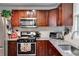 Modern kitchen with granite countertops and stainless steel appliances at 3971 Wolcott Cir # 3971, Atlanta, GA 30340