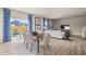 Bright dining area with hardwood floors and access to backyard at 1261 Arnhem Dr, Hampton, GA 30228