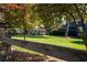 House features a large backyard and a wooden fence at 244 Rope Mill Rd, Woodstock, GA 30188