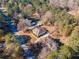 Aerial view of house and surrounding area, showcasing the property's location and landscaping at 2582 Fairview Ln, Jonesboro, GA 30236