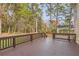 Deck with wooded backyard views at 2582 Fairview Ln, Jonesboro, GA 30236