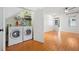 Laundry area with washer, dryer, and extra storage space at 520 Mary Sw St, Atlanta, GA 30310