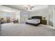 Spacious main bedroom with ample room for furniture at 5860 Bluff Heights Dr, Cumming, GA 30040